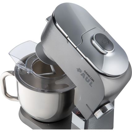Sencor - Multifunkčný kuchynský robot s nerezovou misou 1500W/230V matný chróm