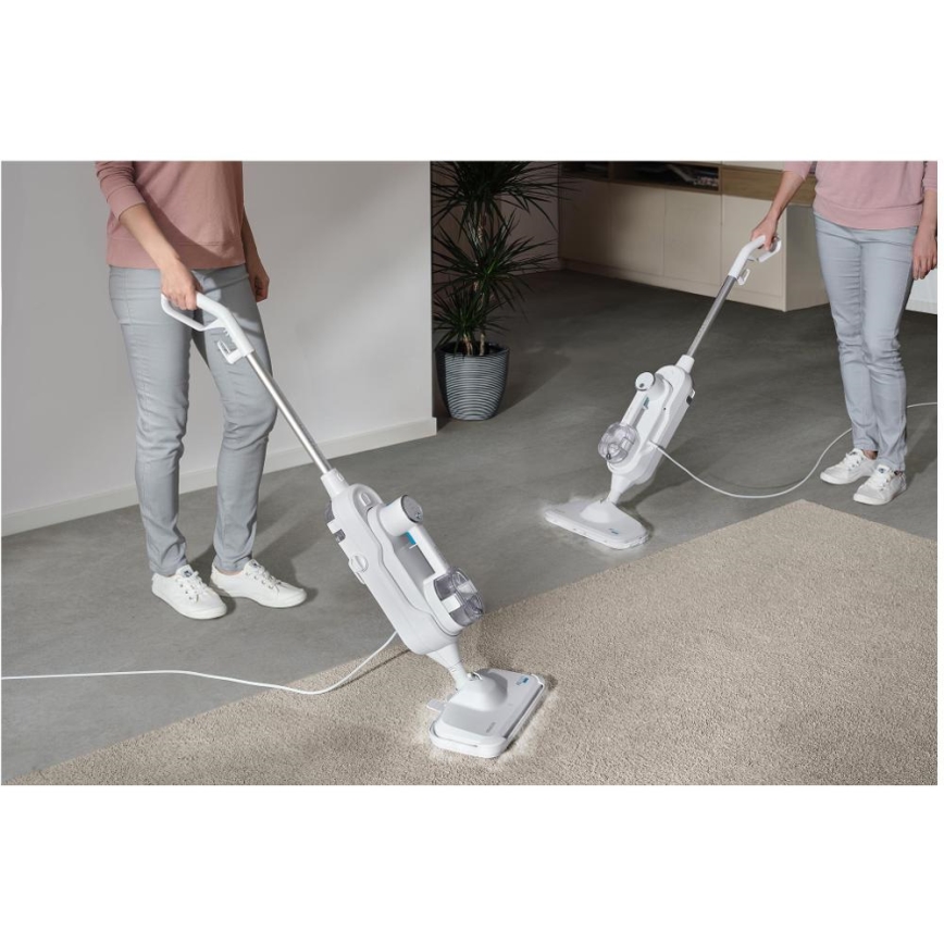 Sencor - Multifunkčný parný mop 2v1 1500W/230V IPX4 biela