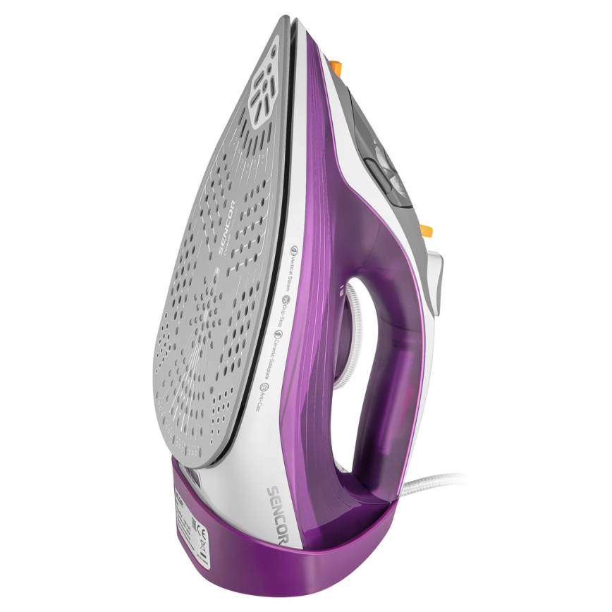 Sencor - Naparovacia žehlička 2400W/230V fialová/biela