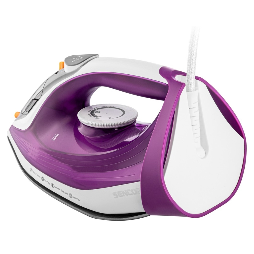 Sencor - Naparovacia žehlička 2400W/230V fialová/biela