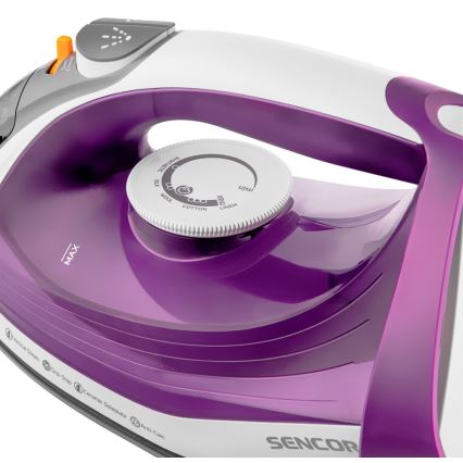 Sencor - Naparovacia žehlička 2400W/230V fialová/biela