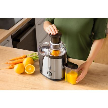 Sencor - Odšťavovač 400W/230V matný chróm/čierna
