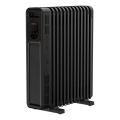 Sencor - Olejový radiátor so 13 rebrami 1000/2500W/230V čierny + diaľkové ovládanie