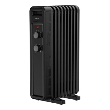 Sencor - Olejový radiátor so 9 rebrami 800/1200/2000W/230V čierna