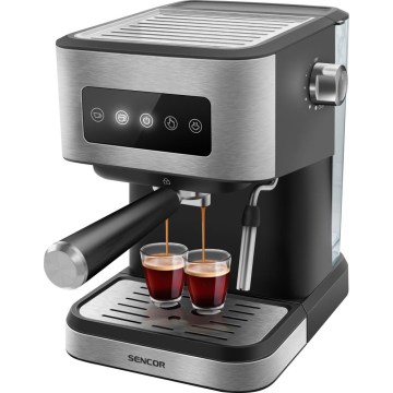 Sencor - pákový espresso kávovar 1050W/230V čierny/matný chróm