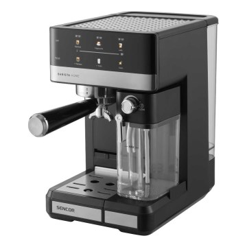 Sencor - Pákový espresso kávovar 1350 W/230 V čierny/matný chróm