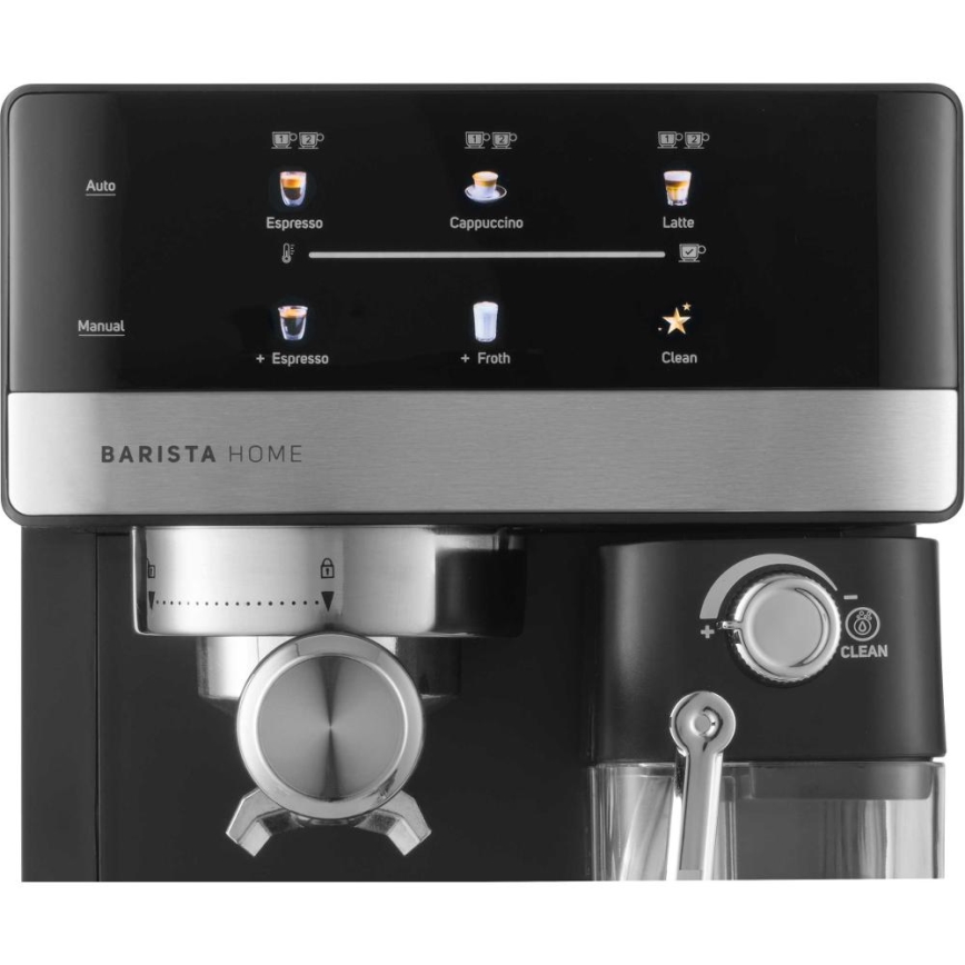 Sencor - Pákový espresso kávovar 1350 W/230 V čierny/matný chróm