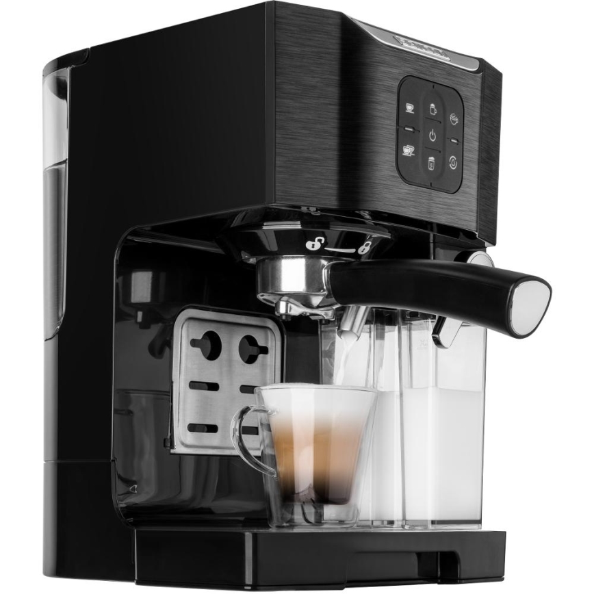 Sencor - Pákový espresso kávovar 1450W/230V čierny/matný chróm