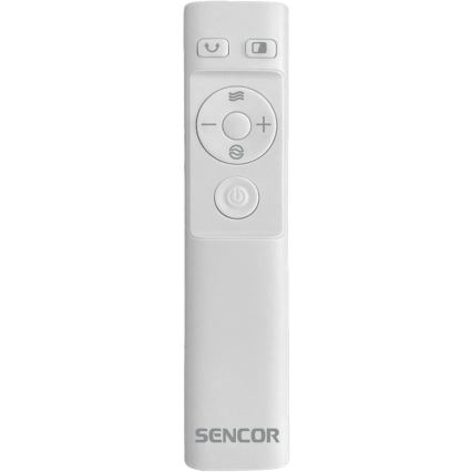 Sencor - Podlahový bezvrtuľový ventilátor 50W/230V biela + diaľkové ovládanie