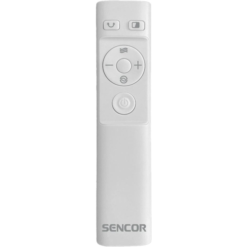 Sencor - Podlahový bezvrtuľový ventilátor 50W/230V biela + diaľkové ovládanie