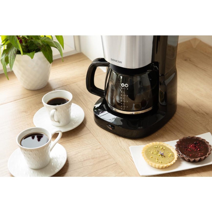 Sencor - Prekvapkávajúci kávovar 1,25 l 1000W/230V