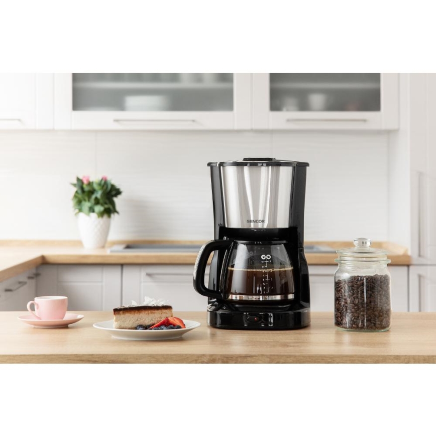 Sencor - Prekvapkávajúci kávovar 1,25 l 1000W/230V