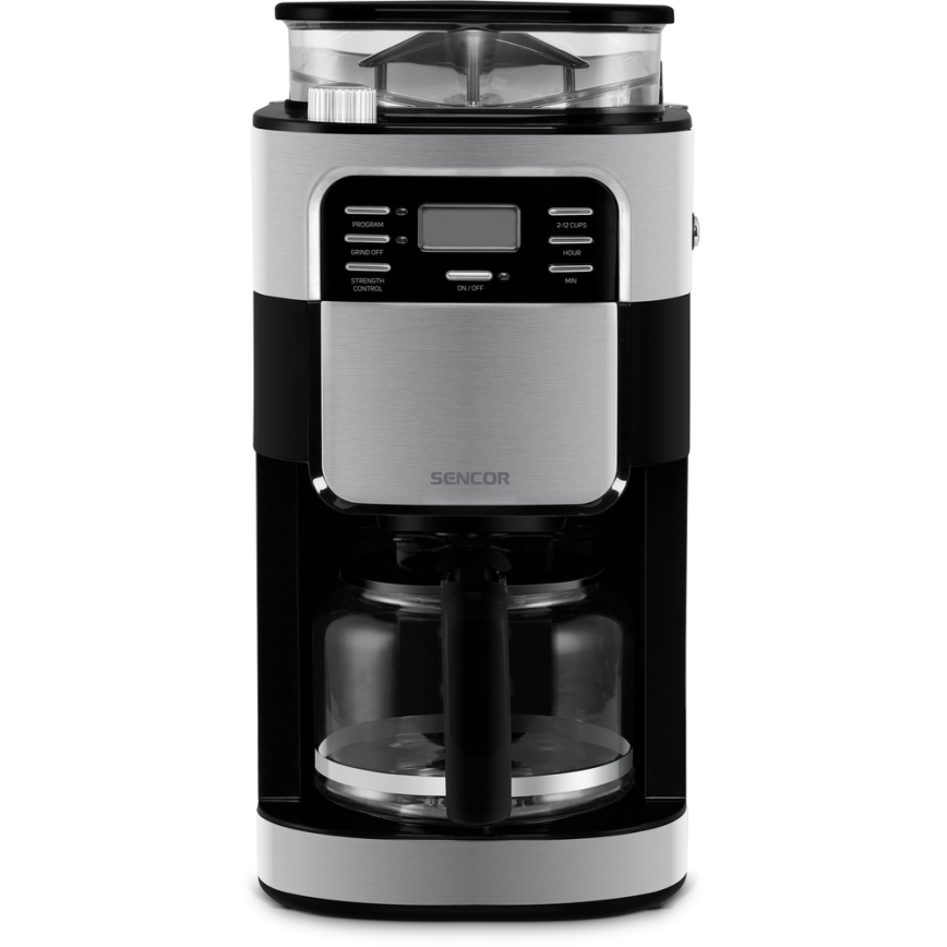 Sencor - Prekvapkávajúci kávovar 1,5 l s LCD displejom 900W/230V