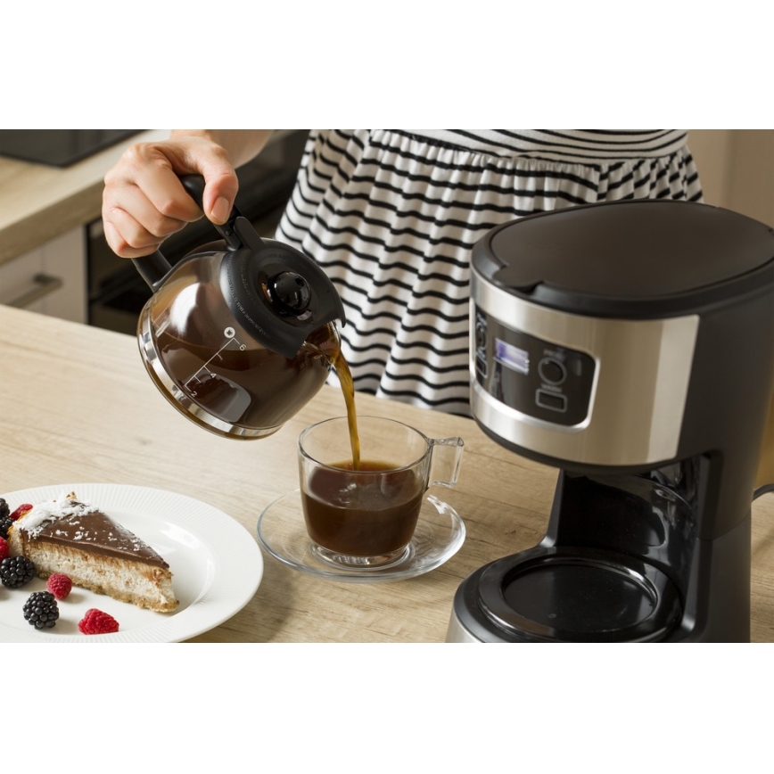 Sencor - Prekvapkávajúci kávovar s LCD displejom 700W/230V