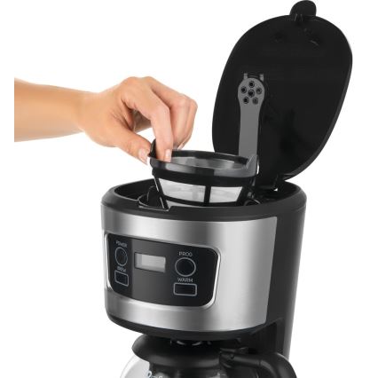 Sencor - Prekvapkávajúci kávovar s LCD displejom 700W/230V
