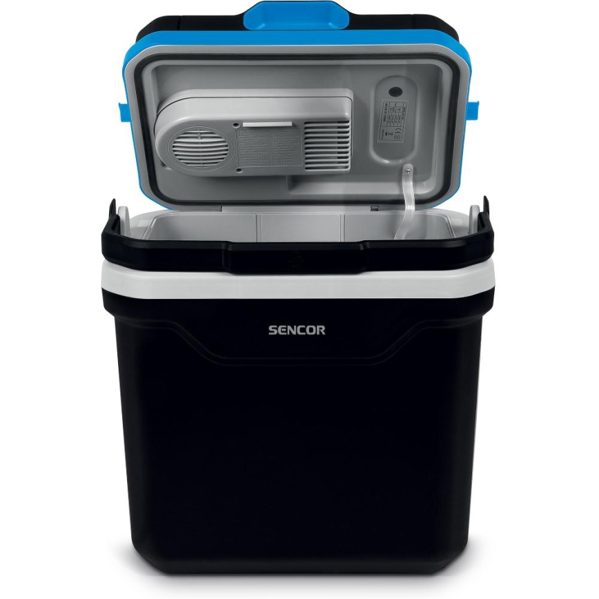 Sencor - Prenosná autochladnička 24 l 60W/12V/230V čierna
