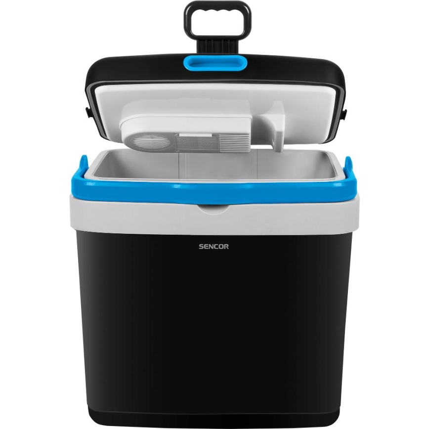 Sencor - Prenosná autochladnička 33 l 60W/12V/230V čierna