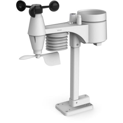 Sencor - Profesionálna meteostanica s farebným LCD displejom a budíkom 5V/1xCR2032 + 3xAA Wi-Fi