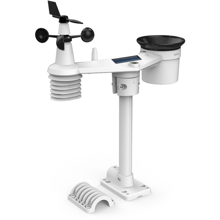 Sencor - Profesionálna meteostanica s farebným LCD displejom 1xCR2032 Wi-Fi Tuya