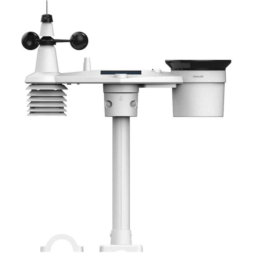 Sencor - Profesionálna meteostanica s farebným LCD displejom 1xCR2032 Wi-Fi Tuya