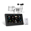 Sencor - Profesionálna meteostanica s farebným LCD displejom 5V/1xCR2032 + 3xAA Wi-Fi