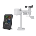 Sencor - Profesionálna meteostanica s LCD displejom a budíkom 1xCR2032 + 3xAA