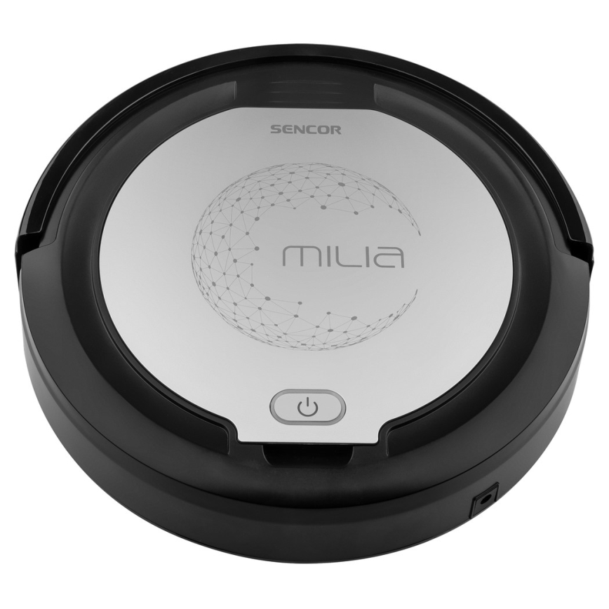 Sencor - Robotický vysávač s mopom 2v1 15W/14,4V 1500 mAh čierna