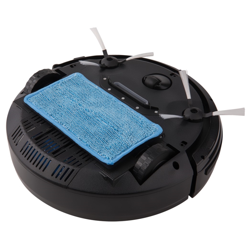 Sencor - Robotický vysávač s mopom 2v1 15W/14,4V 1500 mAh čierna