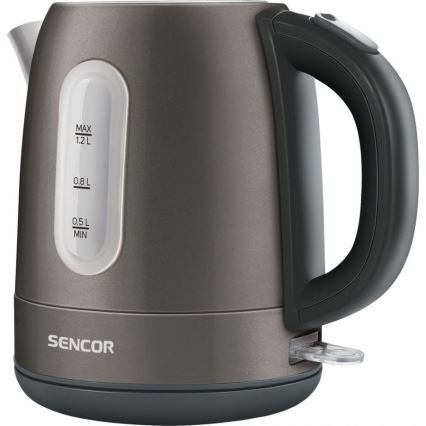 Sencor - Rýchlovarná kanvica 1,2 l 2150W/230V antracit