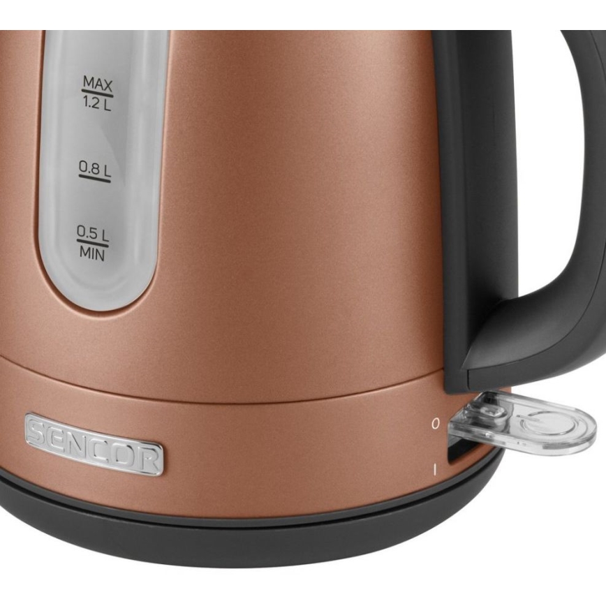 Sencor - Rýchlovarná kanvica 1,2 l 2150W/230V medená