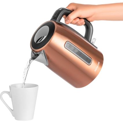 Sencor - Rýchlovarná kanvica 1,7 l 2200W/230V medená