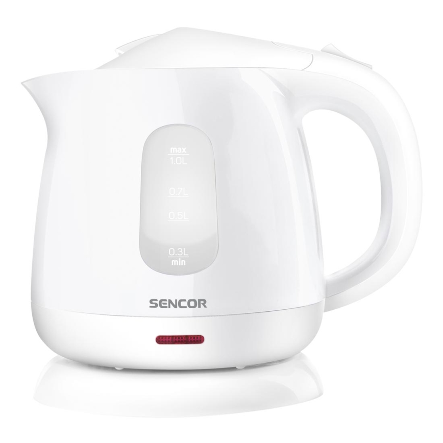 Sencor - Rýchlovarná kanvica 1 l 1100W/230V biela