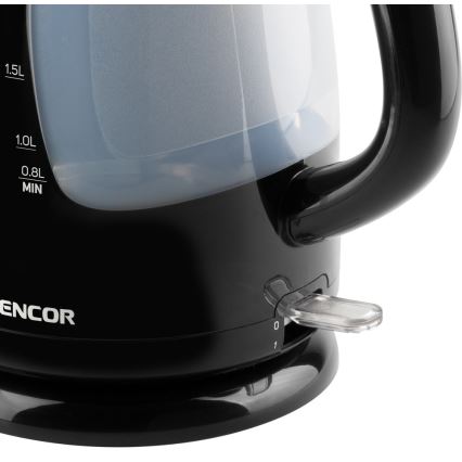 Sencor - Rýchlovarná kanvica 2,5 l 2200W/230V čierna