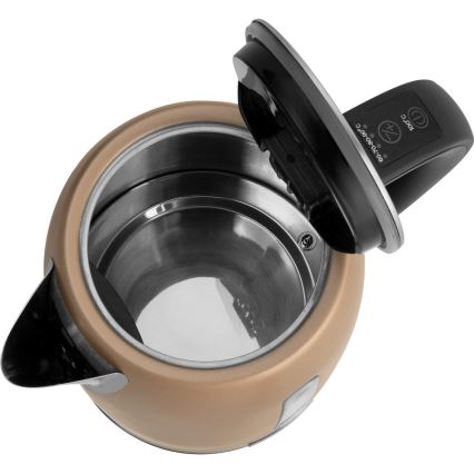 Sencor - Rýchlovarná kanvica s termoreguláciou 1,7 l 2150W/230V hnedá