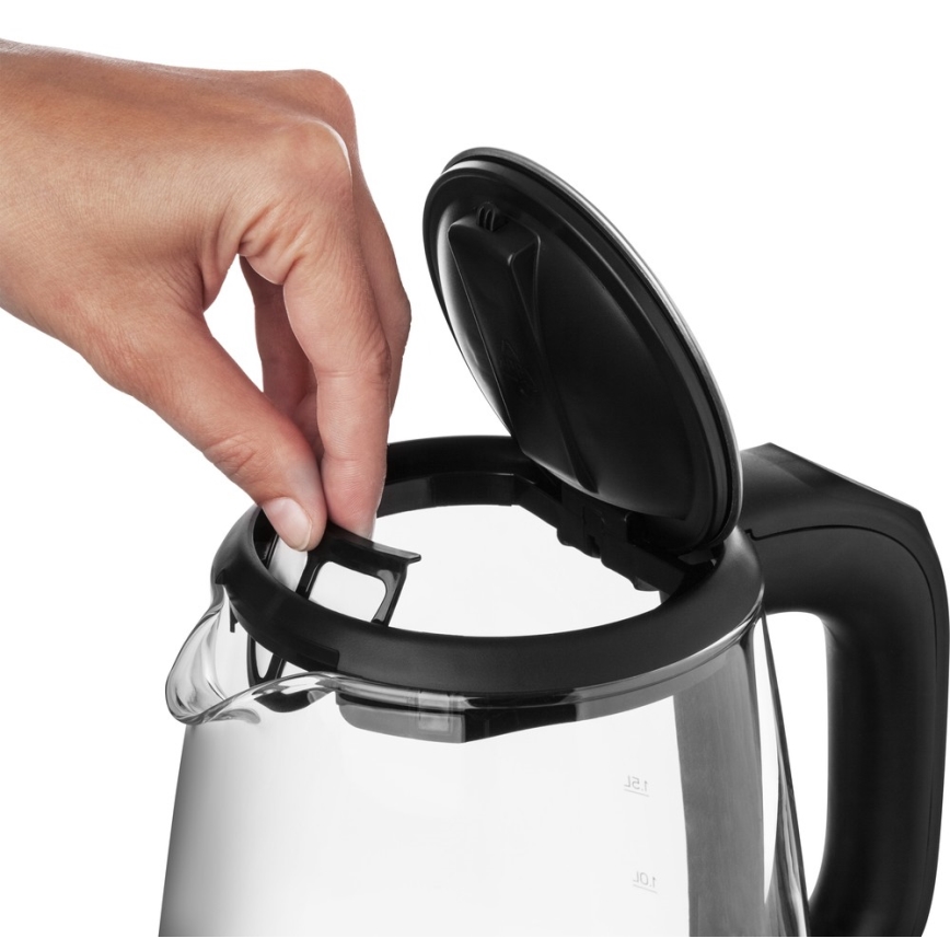 Sencor - Rýchlovarná kanvica s termoreguláciou a LED podsvietením 2 l 2200W/230V