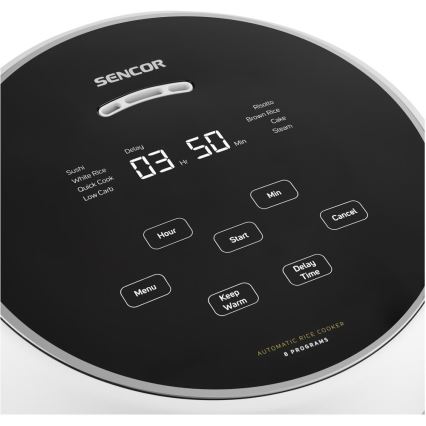 Sencor - Ryžovar 350W/230V 0,6 l biela