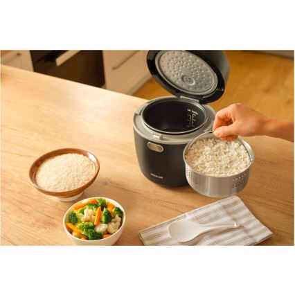 Sencor - Ryžovar 350W/230V 0,6 l čierny