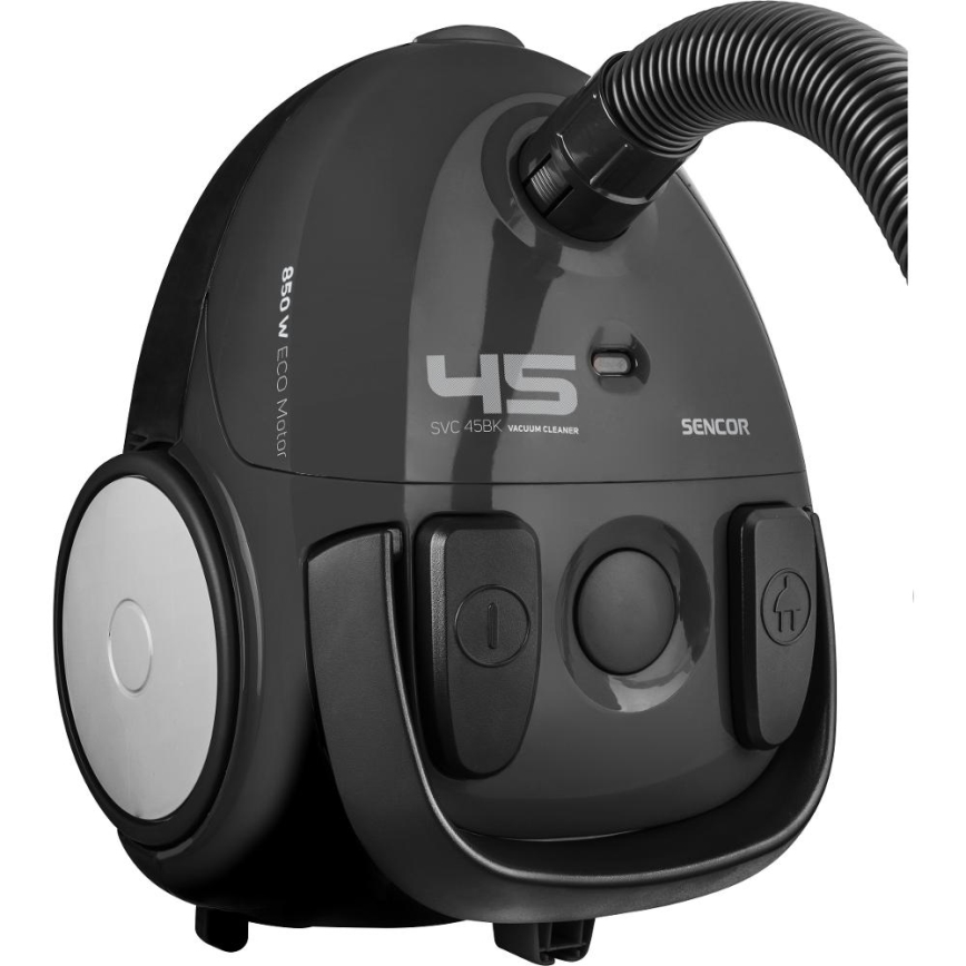 Sencor - Sáčkový vysávač 1,5 l 850W/230V čierna