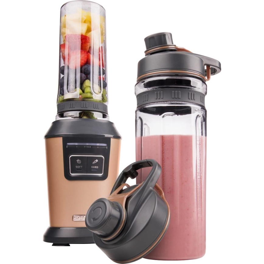 Sencor - Smoothie mixér s príslušenstvom 800W/230V medený