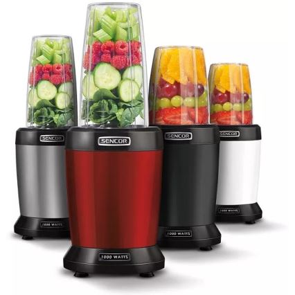 Sencor - Smoothie nutri mixér 1000W/230V červená