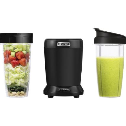 Sencor - Smoothie nutri mixér 1000W/230V čierna