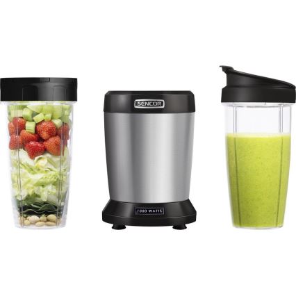 Sencor - Smoothie nutri mixér 1000W/230V strieborná