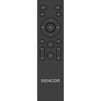 Sencor - Soundbar 200W/230V + diaľkové ovládanie