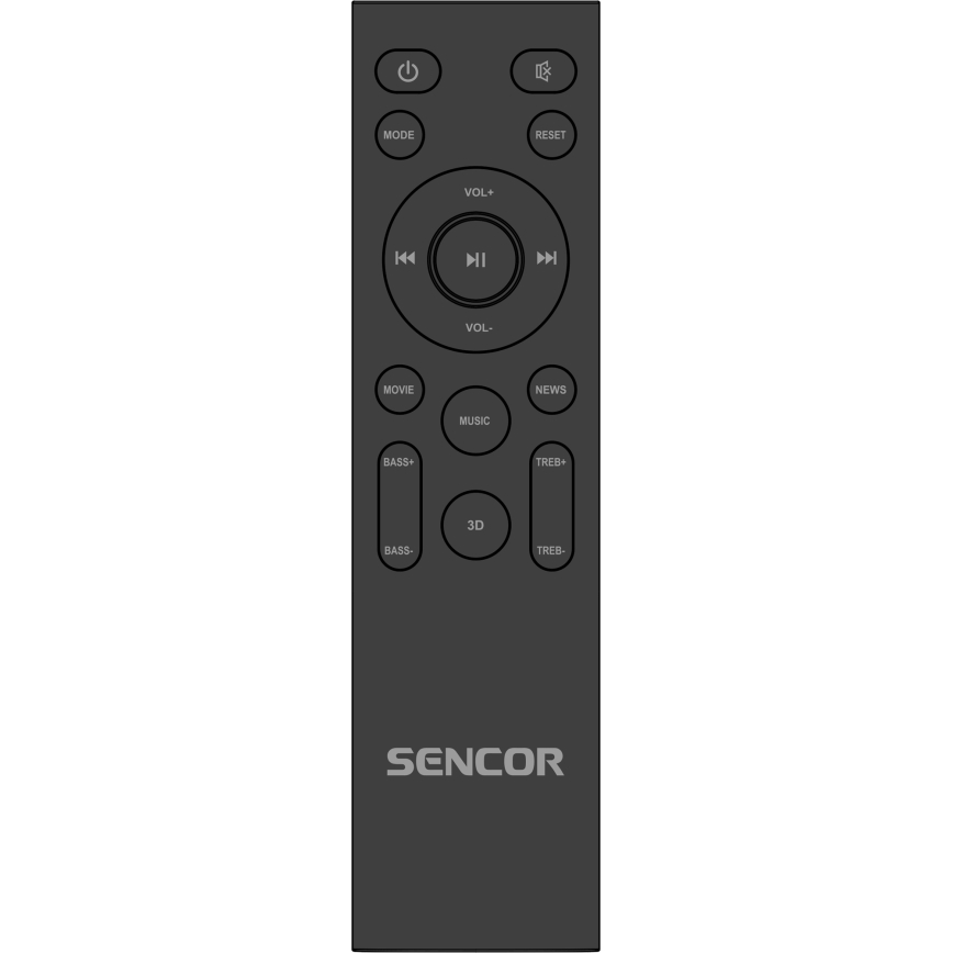 Sencor - Soundbar 200W/230V + diaľkové ovládanie