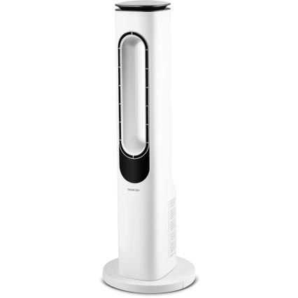 Sencor - Stĺpový bezvrtuľový ventilátor 50W/230V biela + diaľkové ovládanie