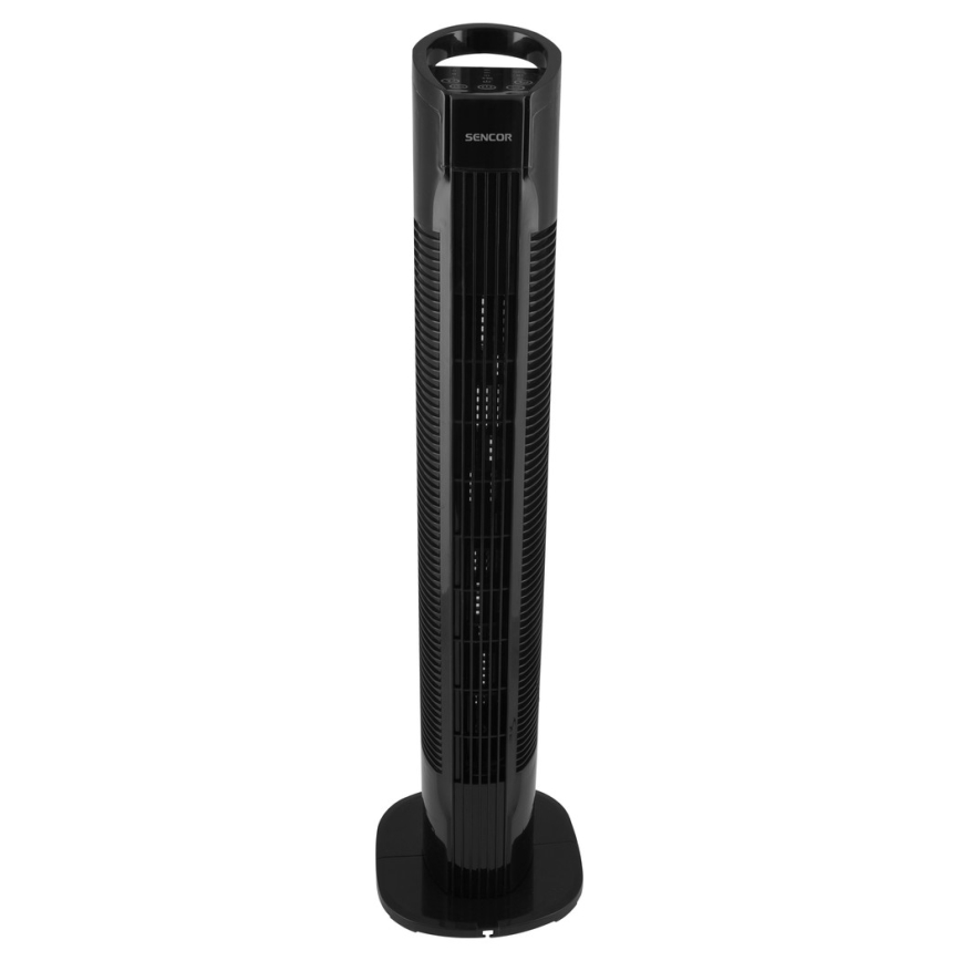 Sencor - Stĺpový ventilátor 50W/230V čierna + diaľkové ovládanie