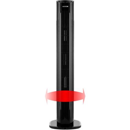 Sencor - Stĺpový ventilátor 50W/230V čierna