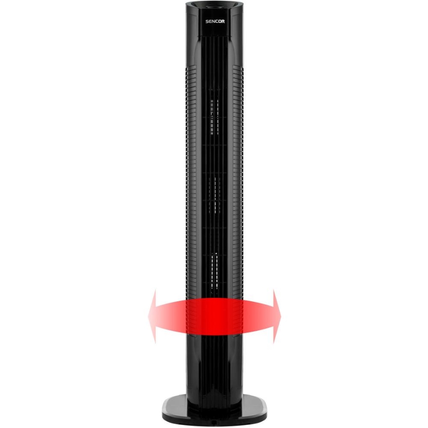 Sencor - Stĺpový ventilátor 50W/230V čierna