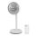 Sencor - Stojanový ventilátor 3D UltraSilent 26W/230V biela + diaľkové ovládanie