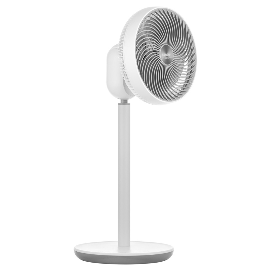 Sencor - Stojanový ventilátor 3D UltraSilent 26W/230V biela + diaľkové ovládanie